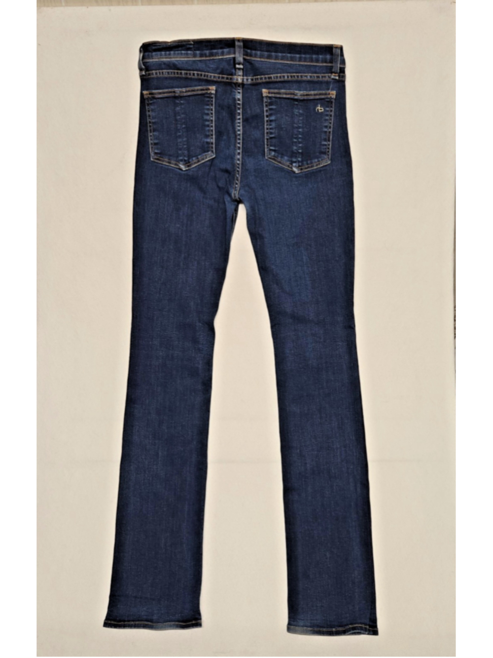 Rag & Bone Cigarette Jeans 29 Dark Wash Low Rise Slim Leg Stretch Denim - Picture 8 of 8